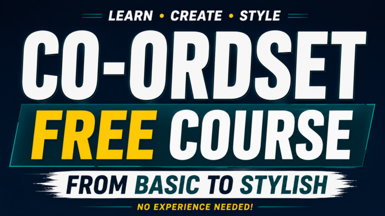 Co-ordset – Free Course | Tailoring Course Tamil